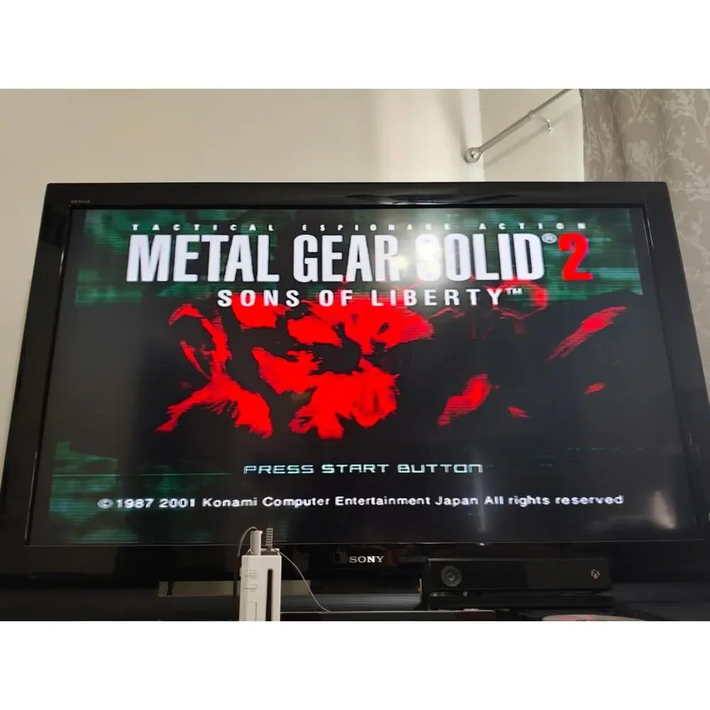 Metal Gear Solid 2 Sons of Liberty PS2 CIB Manual